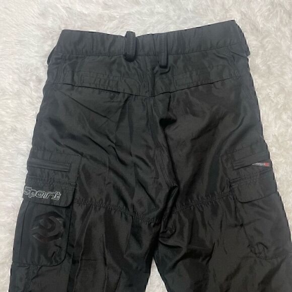 Ocean Pacific OP Sport Fleece Lined Ski Snowboard Pants Black Pockets Mens Sz L - Picture 15 of 15